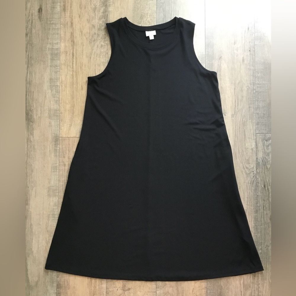 LuLaRoe Charlotte Black Ribbed Dress